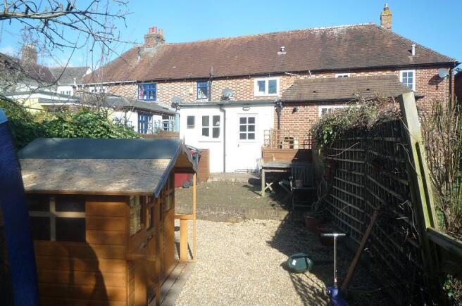Rear of cottage