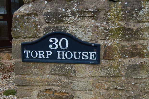 TORP HOUSE SIGN