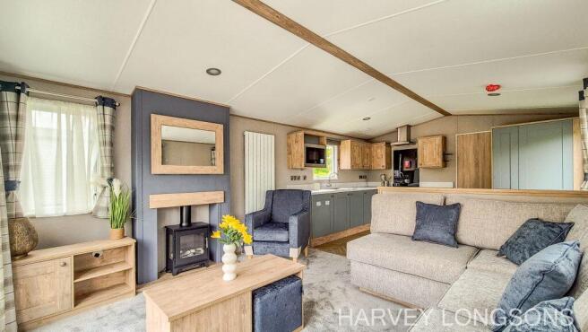 ABI Wimbledon open plan lounge and kitchen with fe