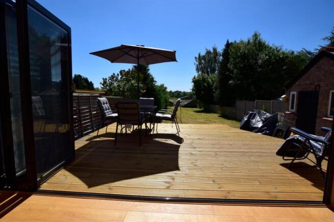 Timber deck area