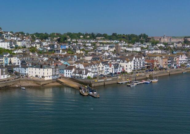 Location Drone Shot - Harbour Cottage, 8 Oxford Street, Dartmouth