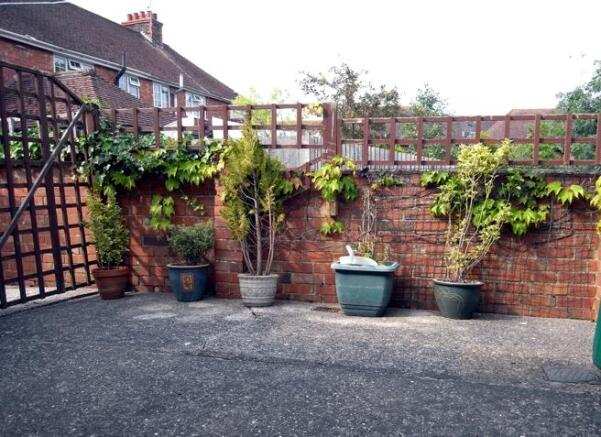 Rear patio