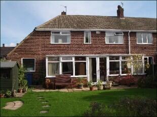 Rear of property