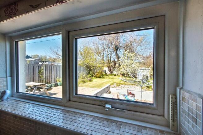 view from kitchen