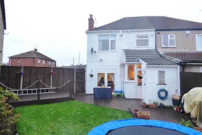 Rear of Property