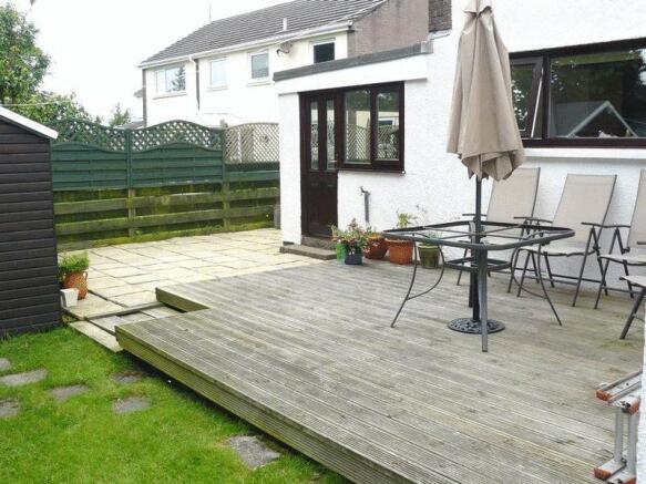 Rear garden