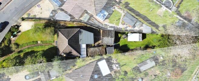 Aerial view of plot