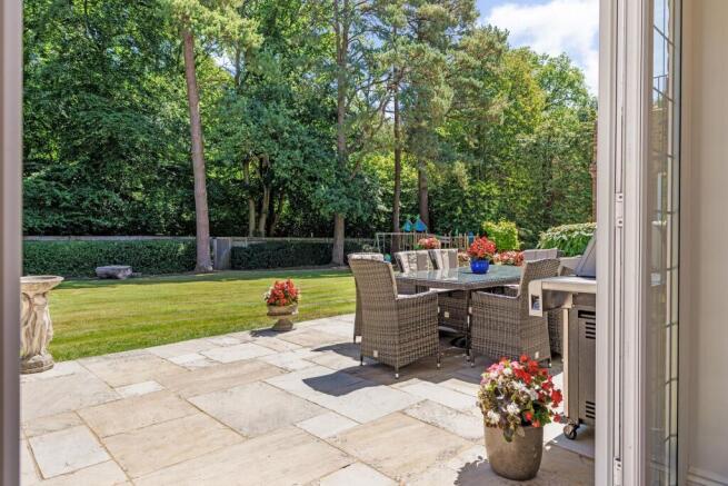 Garden View from TV Room