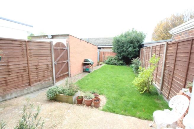 Rear garden