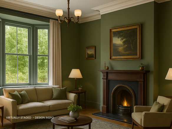 Living Room - Virtually Staged