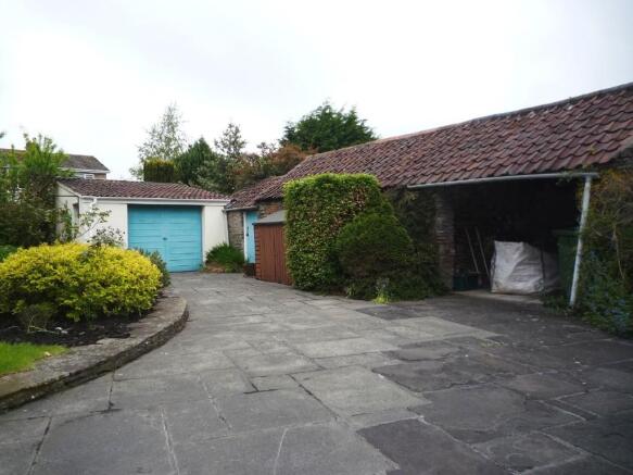 Garage & rear garden