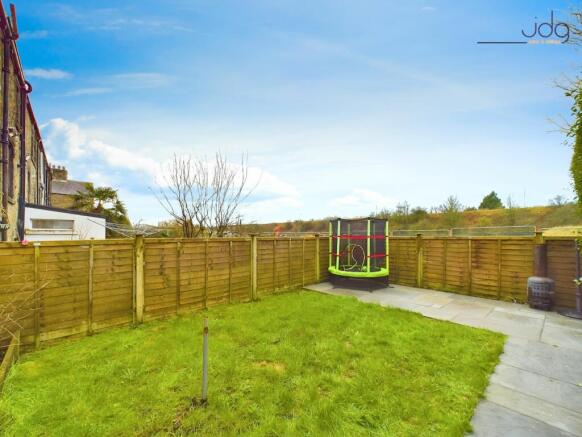 The rear garden