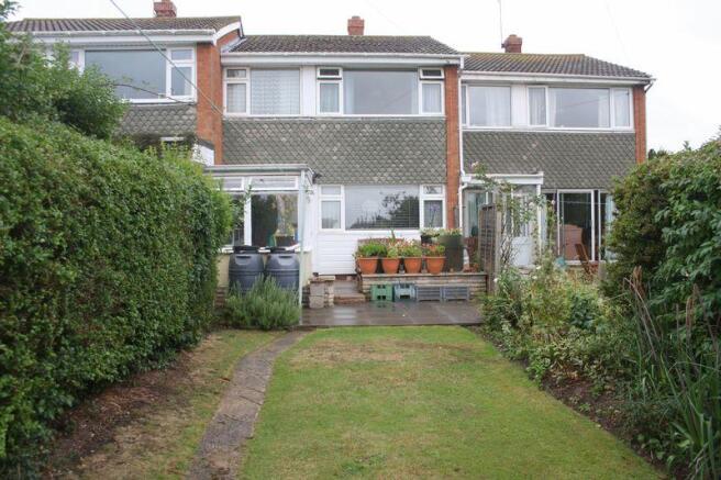 Rear of property