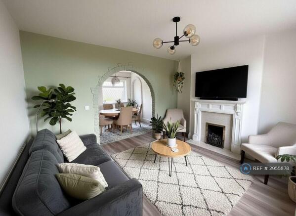 Lounge Staged ¿ Unfurnished Property
