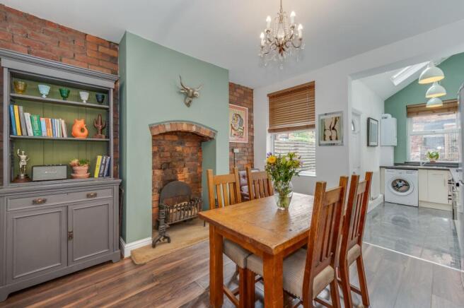 KITCHEN, DINER AND LIVING ROOM