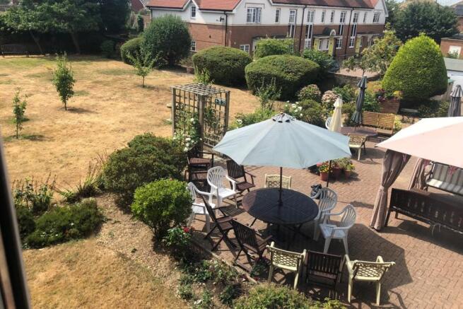 Patio and communal g