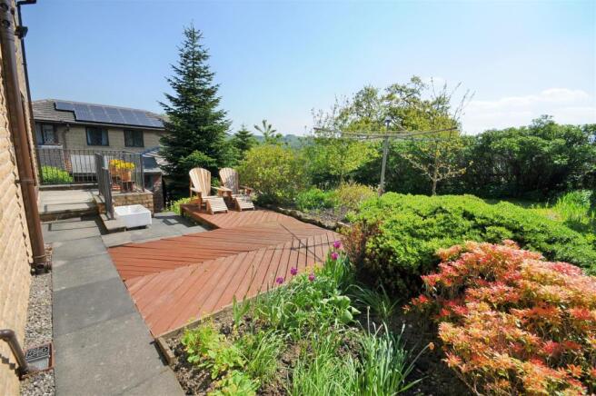 Rear garden and open views