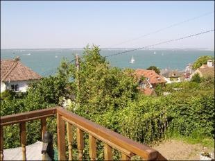 View from decking