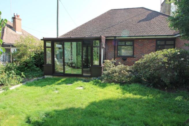 Rear of property