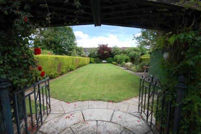 Rear garden