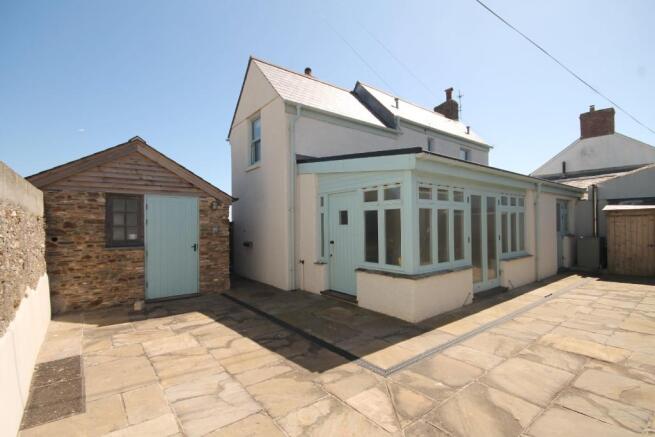 Rear of property