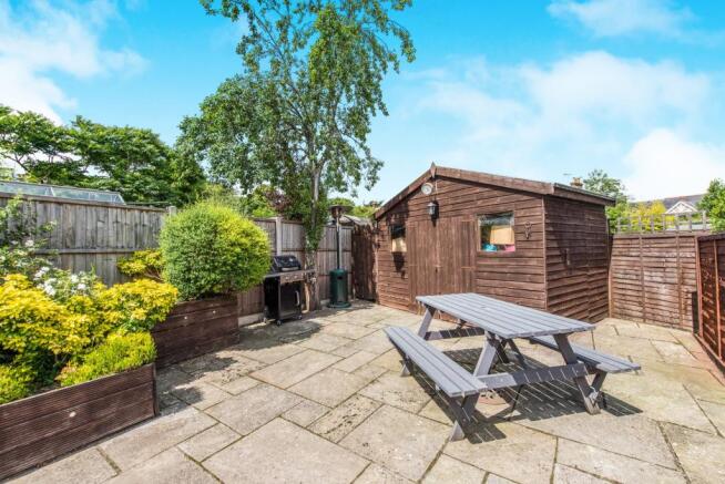 Patio and shed