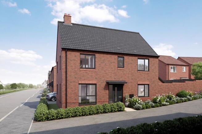 Artists impression of The Plumdale home at Gresley Meadow