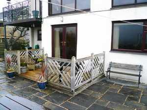The decked area
