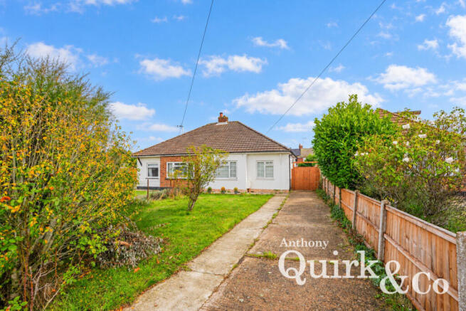2-bed semi-detached on Bradley Close, Benfleet, SS7, £350,000