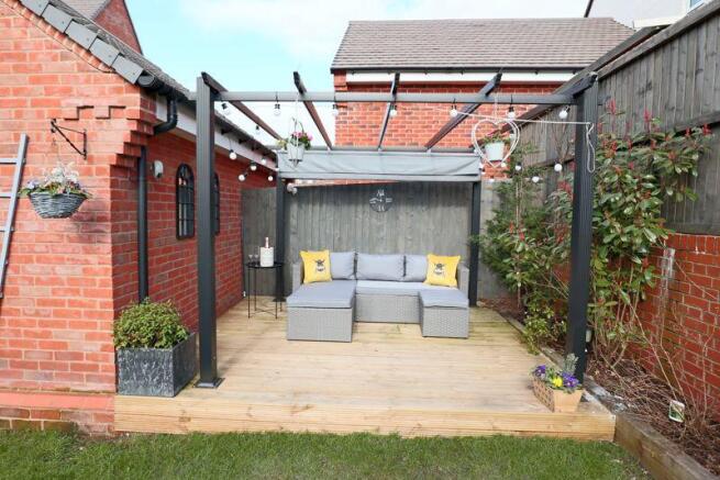 Garden decked ...