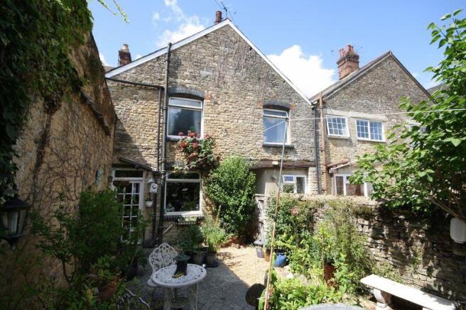 Rear of property