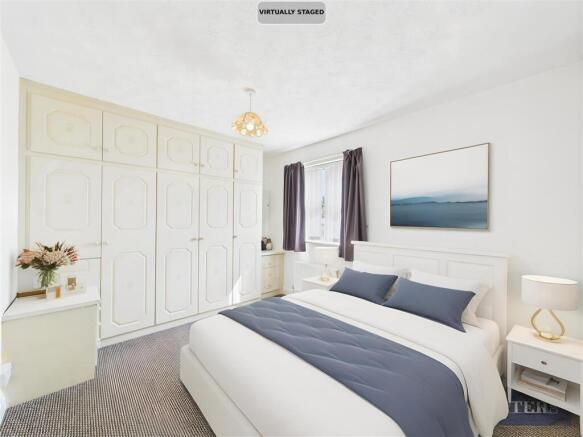 AI Staged Bedroom