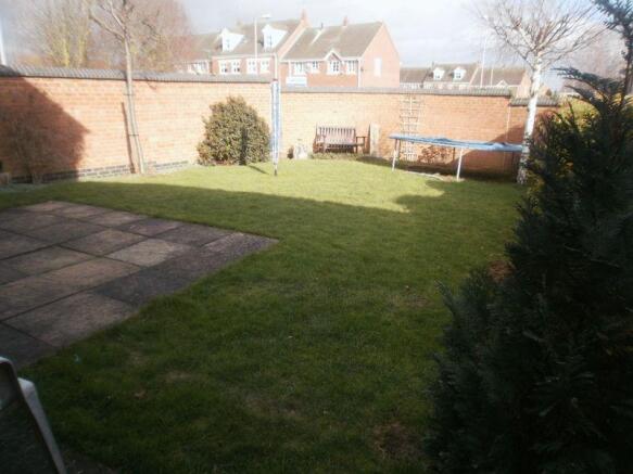 Large rear garden