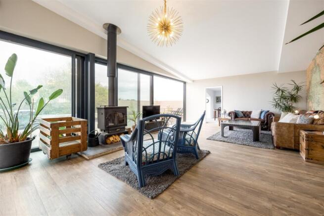 Vast open-plan living and...