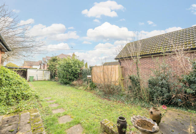 Rear garden