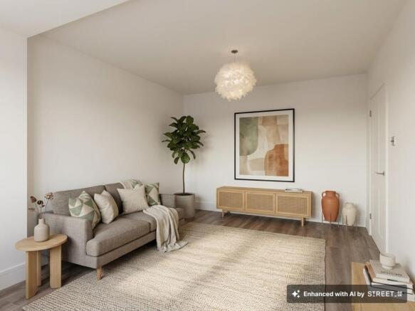 Staged Reception Room