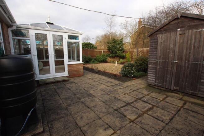 Rear paved are...