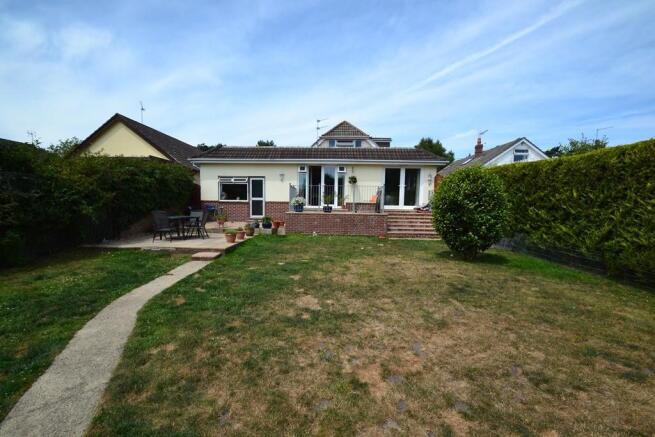 rear of property
