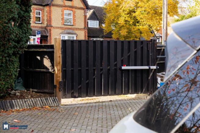 Gated Entrance To Driveway