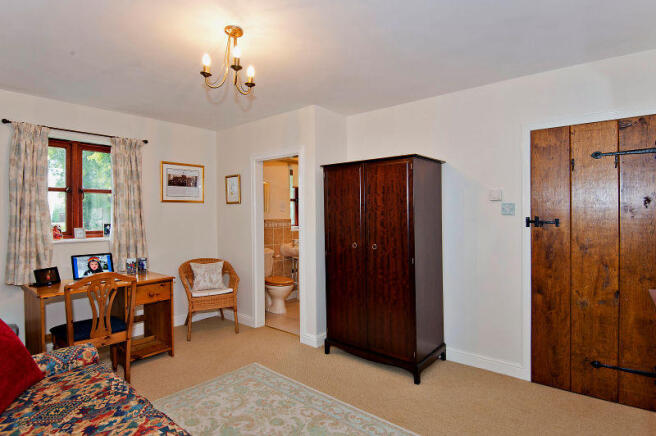Bedroom 2 and en-suite.  Detail of solid oak inter