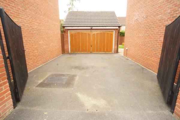 Parking Leading To Double Garage
