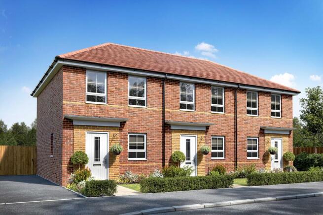 Exterior CGI view of our 2 bed Denford home