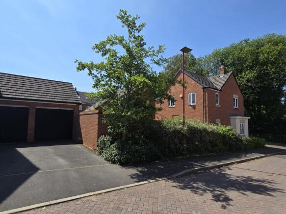 Garage and house view