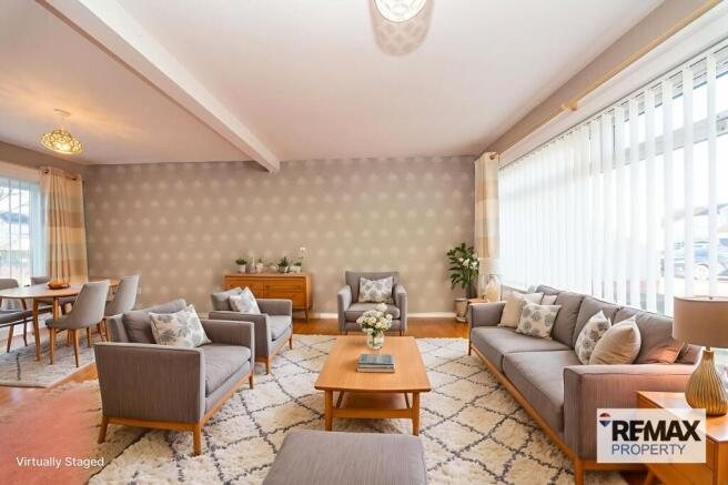 Virtually Staged Lounge