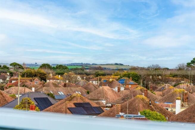 View of the South Downs from Rooftop Garden