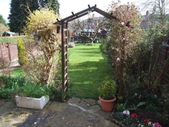Rear garden
