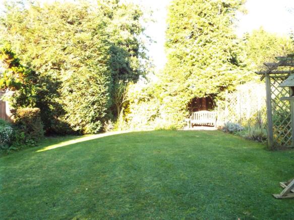 Rear garden