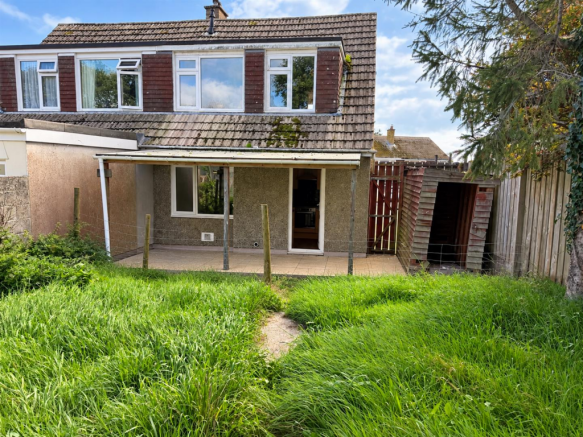 Rear garden: