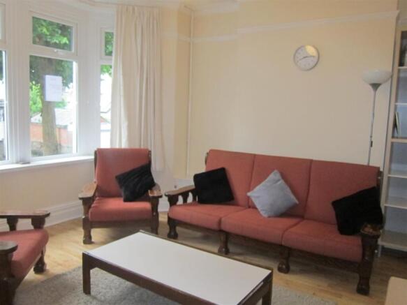 Bright lounge area with comfortable seating...