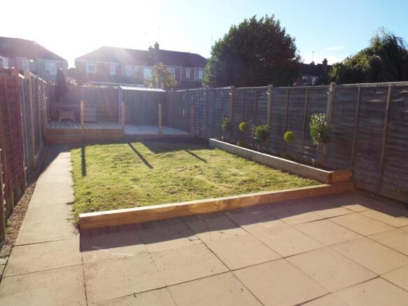 Rear Landscaped Gard